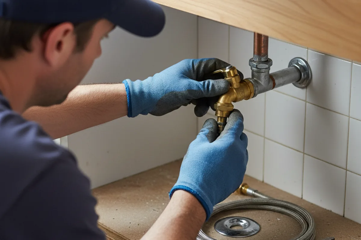 Shutoff valve and fitting work during Repiping in Shakopee